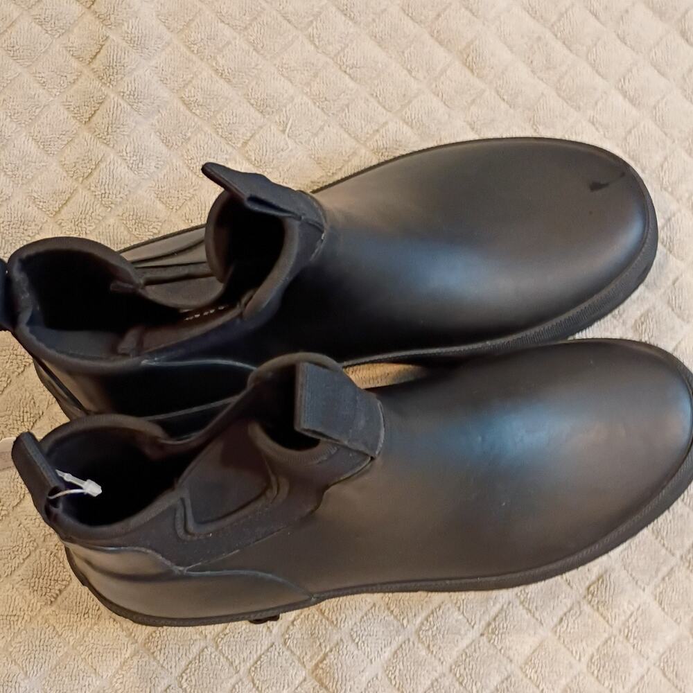 Dry-Trek Women’s Black Waterproof Chelsea Ankle Boots Slip-On Size 9